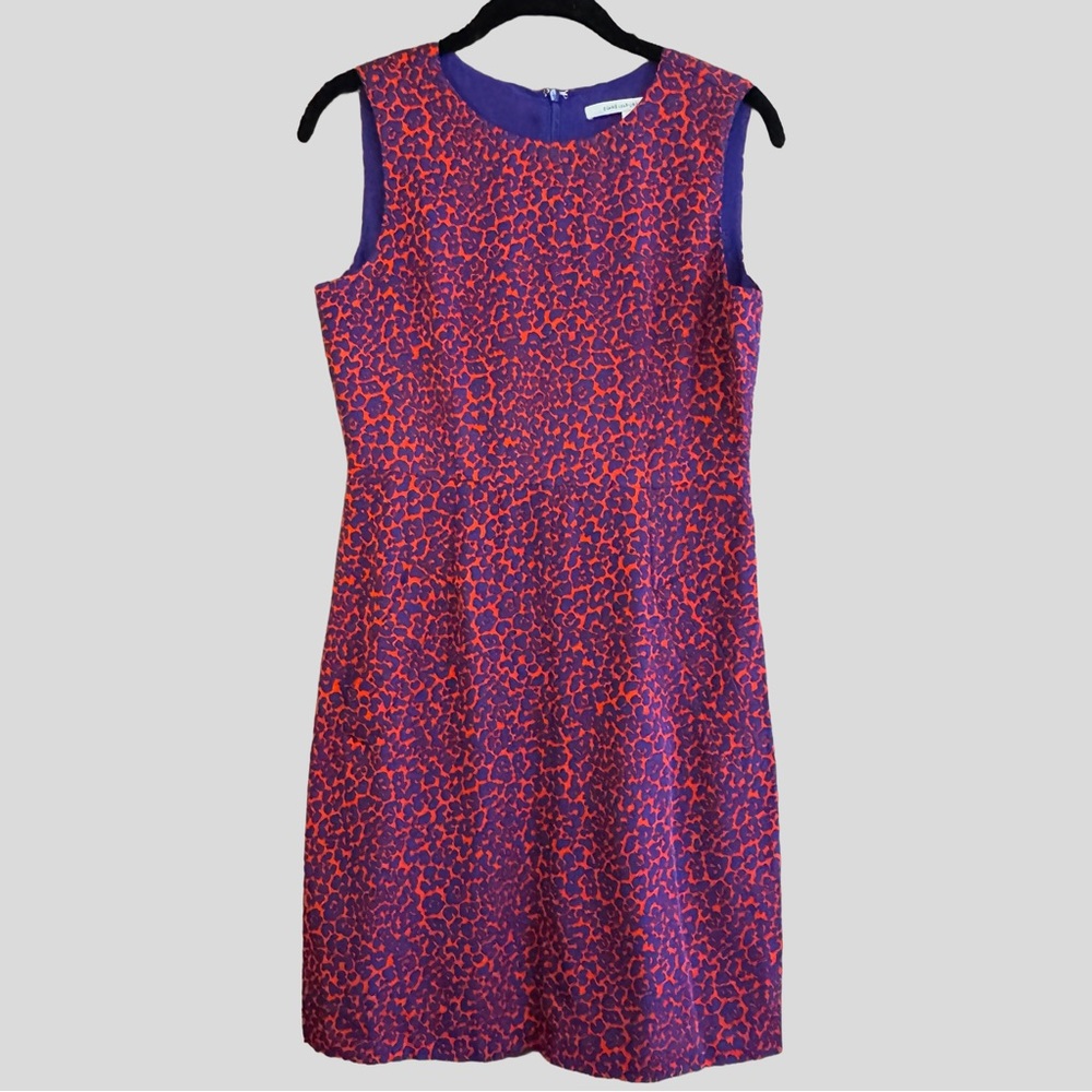 DVF Diane Von Furstenberg Silk Blend Carpreena Mini Dress Leopard